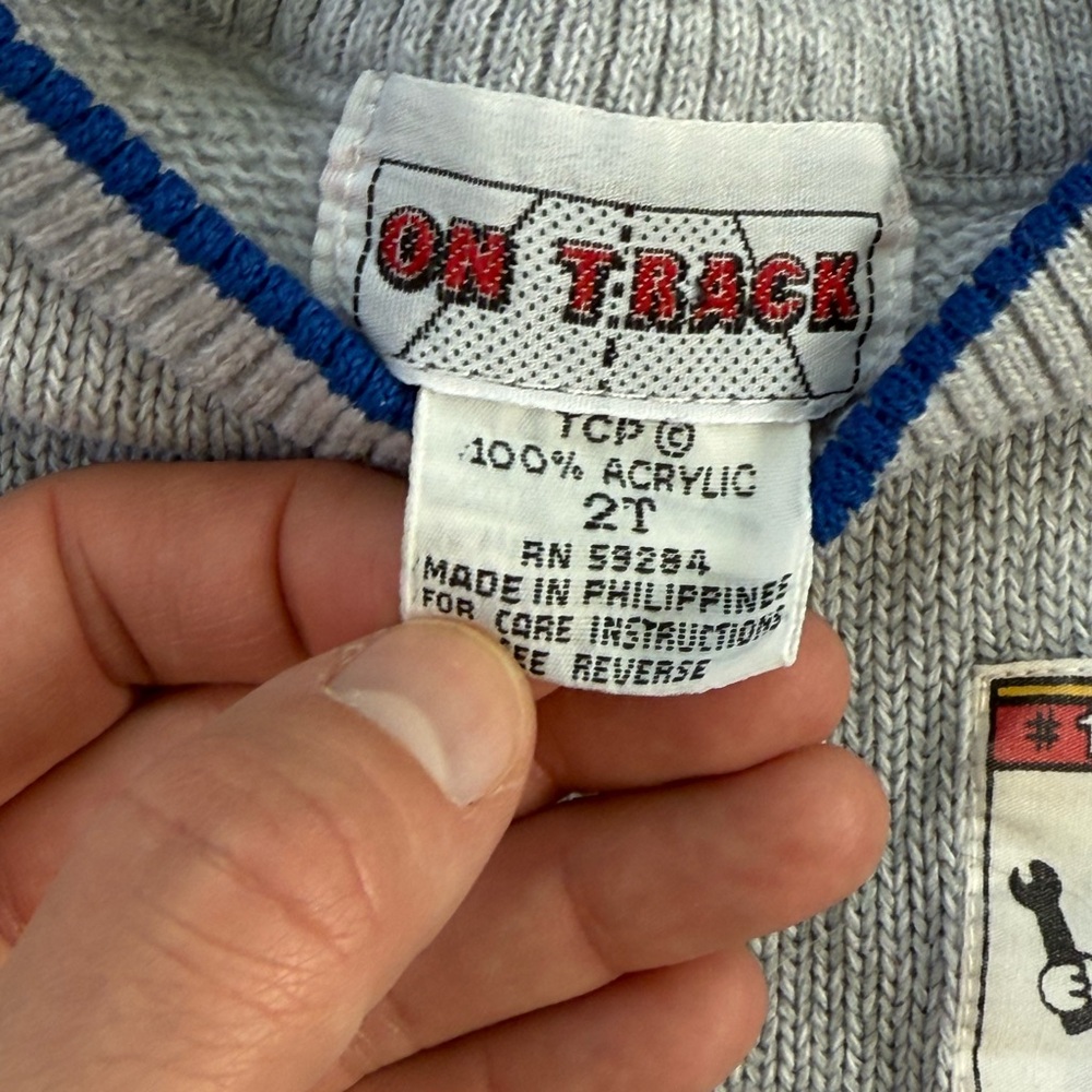On Track Vintage Sweater - Picture 3 of 6
